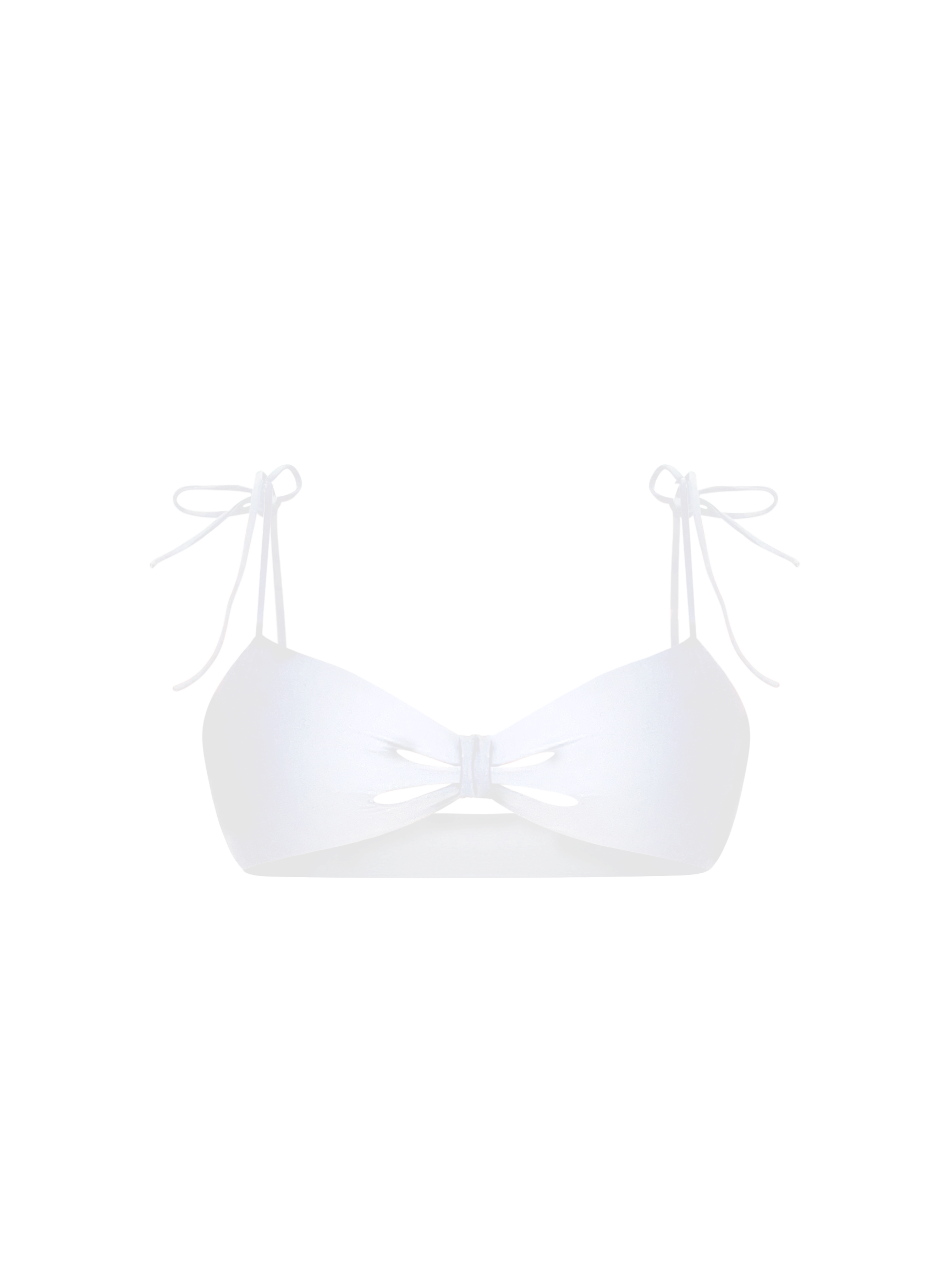 Blessed Cut Out Top | White
